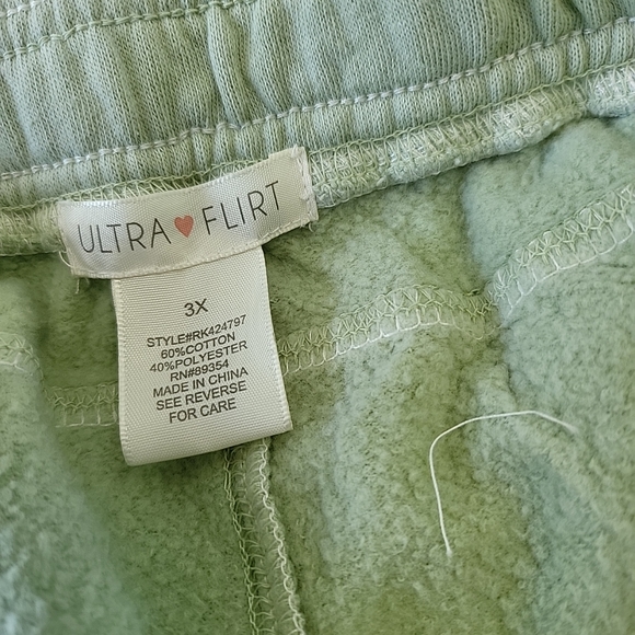 NWT Juniors 3X Ultra Flirt Tie-Dye Comfy Fleece Jogger Sweatpants - Picture 9 of 10